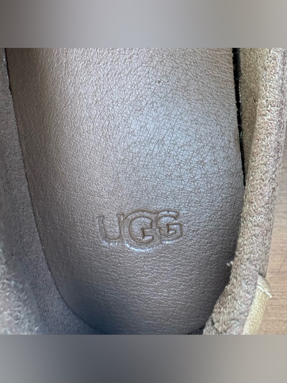 UGG Cahlvan Slip-On Sneakers Medium Brown Suede Women’s Size 7 - Picture 7 of 12
